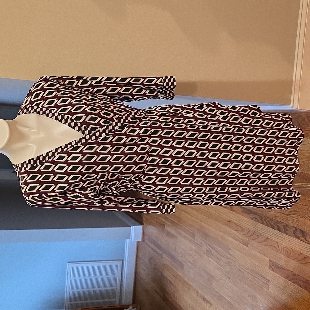 Garnet & Black Dress - INC International Concepts